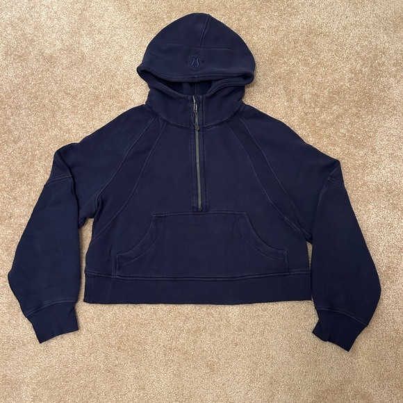 Lululemon Scuba Oversized Half-Zip Hoodie - Night Sea - XS/S - Picture 3 of 13